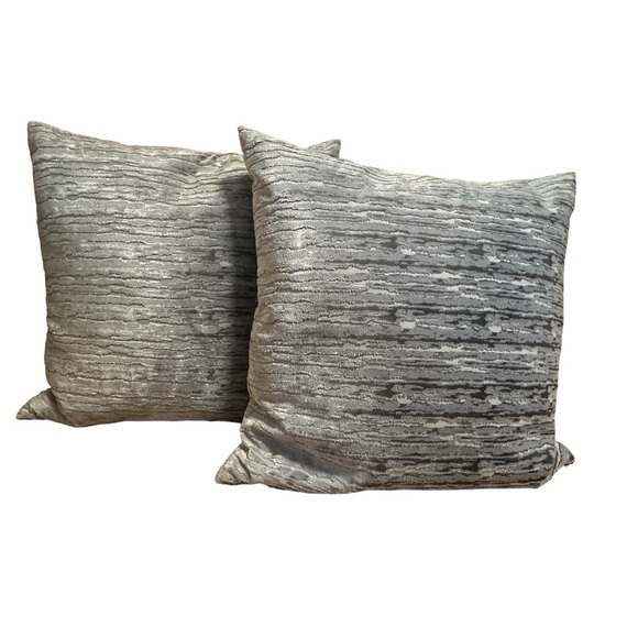 D.V. KAP HOME Wake-Glacier 21”x21” Pillow Covers - Set of 2 - Picture 2 of 6